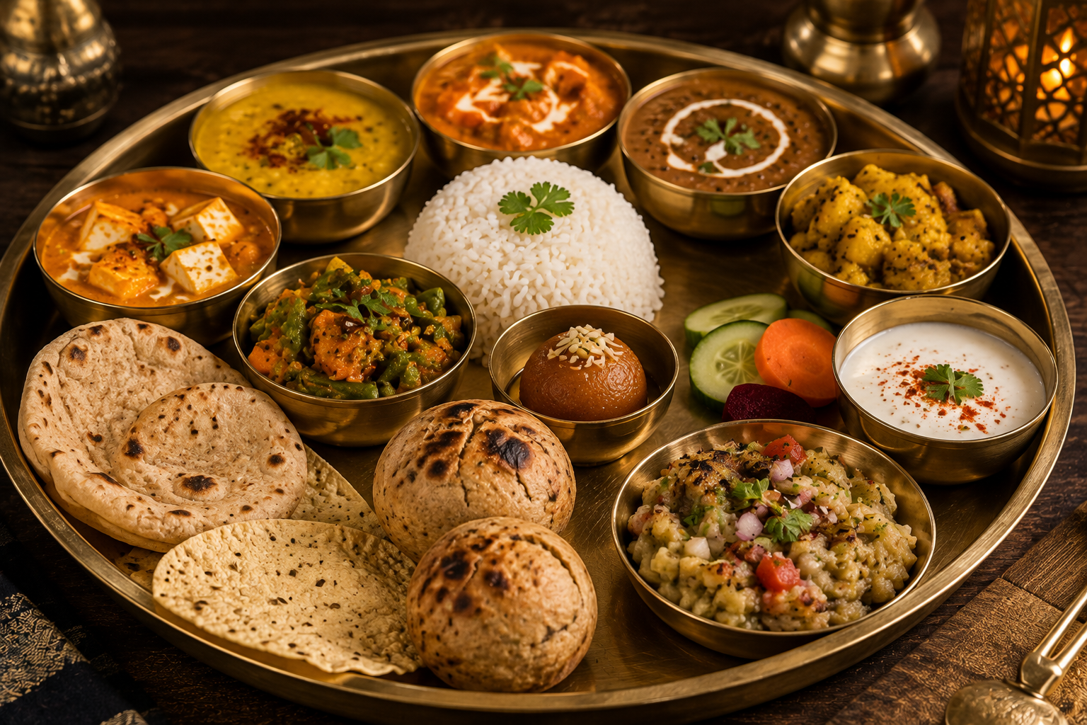 Baati Chokha at Hotel Heritage Inn